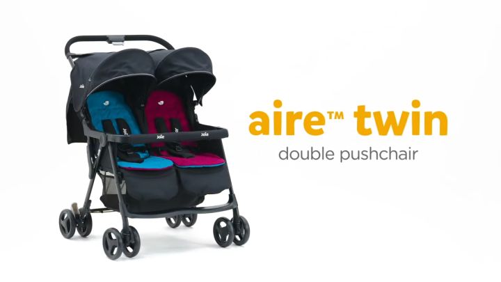 Joie Aire Twin Stroller Side by Side Newborn 15kg Nectar Mineral Dark Pewter Free Shipping Lazada