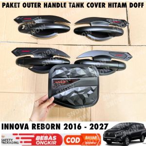 Paket Outer Handle Tank Cover All New Innova Reborn 2016 2024 2025 2026 2027 Hitam Doff