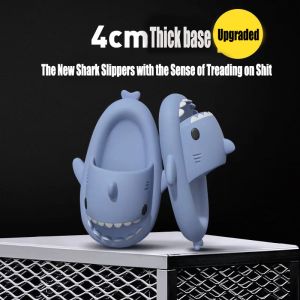 LYL Shark Slippers Adults Kids Selipar Indoor Outdoor Shoes Cute Slippers