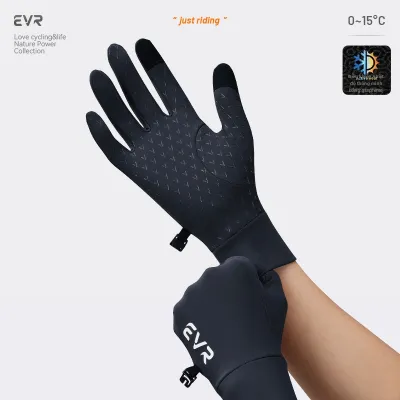 evr | Găng Tay Chống Trượt Ấm Toàn Ngón Cho Đạp Xe