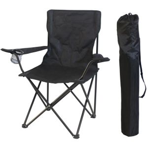 SHANNAIER | Portable Cup Holder Armrest Outdoor Fishing Chair