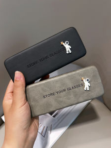 Vintage Simple Portable Glasses Case for Men And Women Student Anti-Pressure High-End Sun Sunglasses Case New 2023