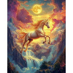 Majestic Horse Animal Artwork Jigsaw Puzzle 500/1000/1200/2000PCS Stress Relief Puzzle Wall Art Decor Gift