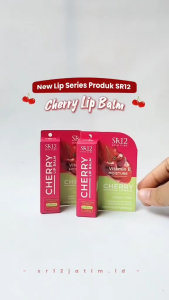 Lip Balm Cherry SR12 - Pelembab Bibir - Lip Balm SR12