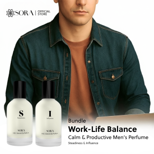 SORA Bundling Work-Life Balance S+I - Parfum Bikin Tenang dan Produktif 50ml Extrait De Parfum