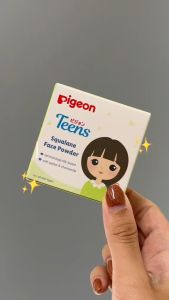 PIGEON TEENS Face Powder Squalane Translucent 12gr New Formula Jojoba & Chamomile Bedak Tabur Remaja