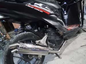 CHICKEN PIPE HONDA CLICK 125 V2 and V3 DUAL TIP