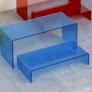 Rak Susun Akrilik Warna Display Sepatu Tingkat 1 set - INPI House