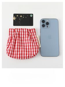 Mini Cotton Fabric Coin Purse Womens Retro Japanese Style Embroidery Dog Lucky Money Bag Hard Shell Coin Purse Female Youth