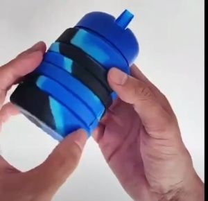 RS Botol Silicone Rainbow Lipat Botol Minum Portable 500ml