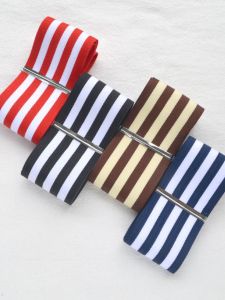 Stripe Braid Silk Ribbons Colored Ribbons Decorative Band Bows Hair Accessories Headdress Material Handmade DIY Hairpins/Hairbands Accessories