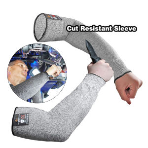 1PCS 45CM Level 5 HPPE Work Protection Arm Sleeve Resistant Anti-Puncture