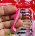 eightxi lure soft bait 0.035oz/1.57in plastic bait high-end lures fishing nff bait soft rubber bait realistic swimming style. 