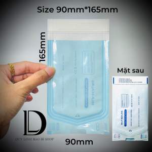 (Hộp 200cái) Túi ép nhiệt tiệt khuẩn SIZE LỚN dạng dạng dán sẵndùng trong y tếphòng khám nha khoađa khoa Duy Linh Shop…