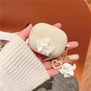 Cute Cat Cartoon Creative Bluetooth Earphone Case Soft TPU Shell Creamy White Compatible with Redmi Buds6 pro Earbud Cover