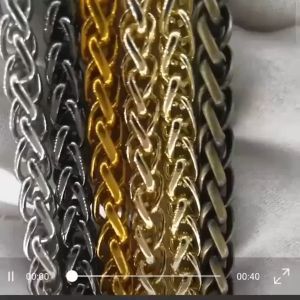 High Quality Gold Chain Sling for Bag Replacement Wallet Chain Crossbody Handbag Silver Metal Chains Accessories