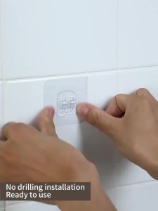 Kệ Đựng Gia Vị 2 - 3 Ngăn Gắn Tường Tiện Dụng Cho Nhà Bếp Tặng Kèm Móc Dính