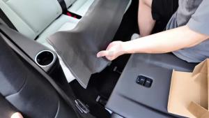 Futhope Third Row Seat Cover Guard Plate for Tesla Model YL 2026 Protective Felt Car Decoration Accessory