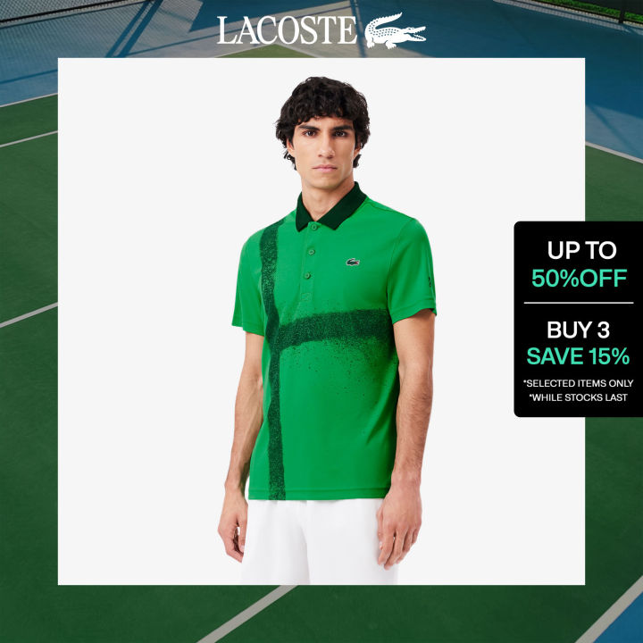Lacoste Men's Tennis X Novak Djokovic Polo Shirt - Performance