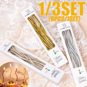 1/3Set Creative Curve Birthday Cake Candles Christmas Party Cake Baking Supplies Decoration Halloween Romantic Candles