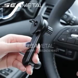 SEAMETAL Universal Car Phone Holder 4-Joint Air Vent Clip Phone Mount Stable Hook Cellphone Stand for 4.7-7 inch Mobile Phone