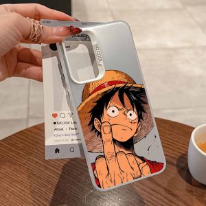 One Piece | Ốp Điện Thoại Anime Luffy Zoro Dành Cho Dòng A - Chống Xước Chống Vân Tay Thiết Kế Nửa Trong Suốt Chất Liệu TPU PC Thiết Kế Độc Đáo