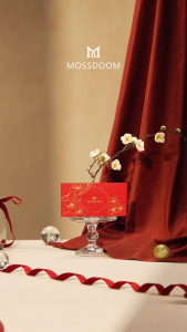 MOSSDOOM New year red envelope 2026 ลูกไม้ปัก ซองจดหมายสีแดงปีใหม่