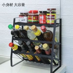 ชั้นวางเครื่องปรุง 2/3/4ชั้น ชั้นวางรส ก้นแบนและนแนวเอียง ชั้นวางเครื่องปรุง ชั้นวางเครื่องปรุงรส ใหม่เป็นไป