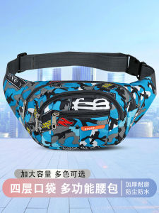 กระเป๋าคาดเอวผ้า Oxford สําหรับผู้ชายและผู้หญิงกันน้ําและทนต่อการสึกหรอกีฬาและฟิตเนสวิ่งกระเป๋าเก็บโทรศัพท์