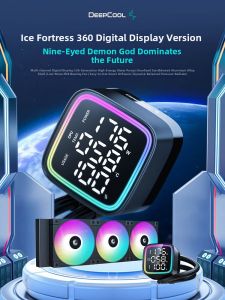 Deepcool | Digital Display ARGB CPU Water Cooler 360 Radiator