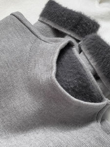 chaqi | French Elegant High Collar Long Sleeve Top