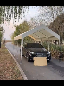 Folding Tent Retractable Tent Commercial Stalls Extra Thick Steel Pipe Reinforcement Car Tent Professional Waterproof Cottage Outdoor Mosquito repellent Tent