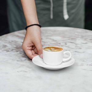 เซรามิก Expresso ถ้วยอเมริกาโน่ถ้วยชาเหยือกคาปูชิโน่ลายครามถ้วยกาแฟ