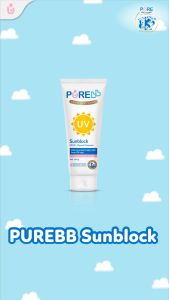 Pure Baby Sunblock SPF 25 50gr - Pure BB Premium Sun Care Protection Sunblock