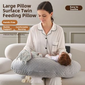 Twins Feeding Assistant Maternity Back Support Cushion Bean Velvet Baby Slope Pillow