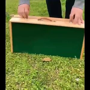 Portable Travel Size Outdoor Solid Wood Mini Small Foldable Puzzle Board Games Mahjong TABLE ONLY