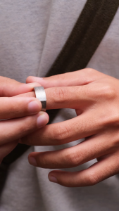 Racabel Rift Ring - Cincin Pria Wanita Stainless Steel Anti Karat