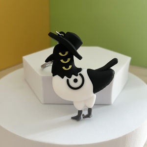 Anime Kawaii KPop Demon Hunters PVC Doll Keychain Cute Cartoon Keyring Bag Pendant Fashion Jewelry Accessory for Kids Gift