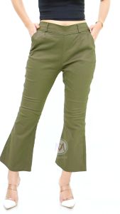 DEWI DENIM.ID Celana cutbray wanita bahan twill strecth (Uk Jumbo dan Standar)