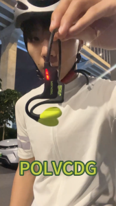 Polvcdg- H50 LED Light Bone Conduction Sports Headphones Ipx8 Waterproof Swimming Headphones Bluetooth 6.0 Cycling Sports Headphones With Microphone