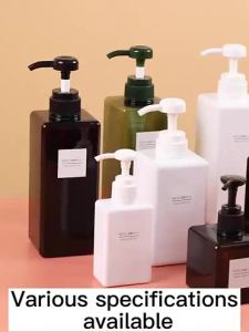 250/450/650ml Travel Plastic Clear Dispenser Pump Empty Bottle Liquid Shower Gel Soap Bottles