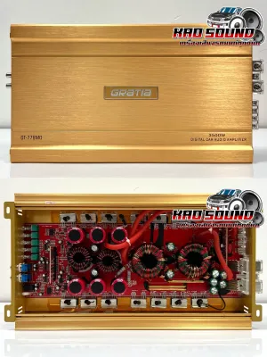 เพาเวอร์แอมป์ คลาสดีขับซับ GRATIA รุ่น GT-778MO เพาเวอร์ ขับซับ 3500W เบสหนักแน่นๆ จุกอก ลอยไกล ขับดอกซับ10-12นิ้ว 220 ไม่ร้อนไม่ตัด อัดยาวๆ 💥💥