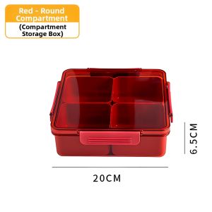 Elegant Chinese Style Sectioned Fruit & Snack Tray