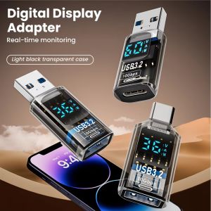 USB3.2 Digital Display Adapter 4K 60Hz USB-C OTG for IPhone16 15 Pro Max Samsung iPad PC Laptop Fast Charge Data Sync