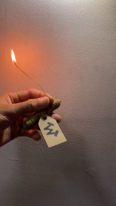 เชือกขี้ผึ้งจุดไฟได้ Organic 100% Hemp wick (เชือกกัญชงธรรมชาติ) 10m.