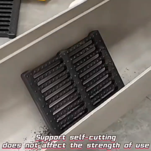 Heavy Duty Resin Thickened Trench Drain Cover - Durable Driveway & Garden Rainwater Drainage Grate