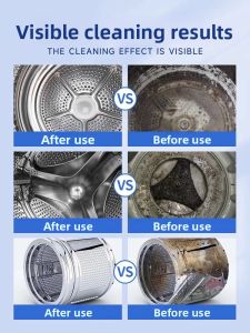 MONLEYTA | Powerful Oxygen Bomb Cleaner For Washing Machine Tubs All-In-One Stain Removal De-scaling Strong Antibacterial Agent