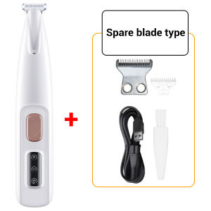New Dog Beauty Trimmer Fully Waterproof Dog Trimmer with LED Light Dog Claw Trimmer Cat Claw Hair Trimmer Pet Claw Trimmer