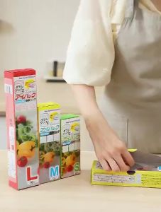 Transparent Zip Lock Food Bag Storage Zipper Bag Self Sealing Plastic Bag Bag Dry Frozen Bag 保鲜袋