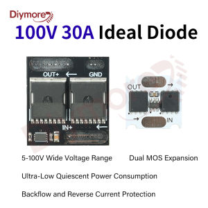 10A 30A Ideal Diode Module Anti-backflow Anti-reverse Ultra-low Power Simulation Mini Rectifier Board 60V 100V